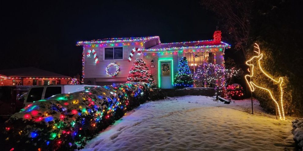 Christmas light displays in Barrie and Simcoe County