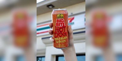 Hot Dog Sparkling Water from 7-Eleven