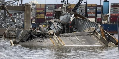 Salvage crews have begun removing containers from the ship that collapsed Baltimore’s Key bridge