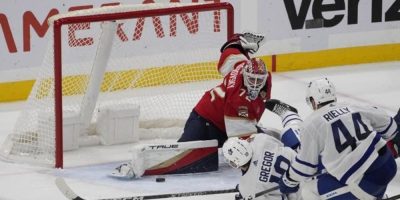 Panthers win home opener, hold off Toronto 3-1 in playoff rematch