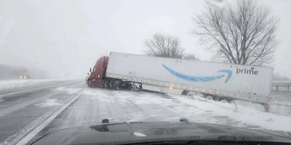 Ice storms and blizzards pummel the central US a day after Christmas