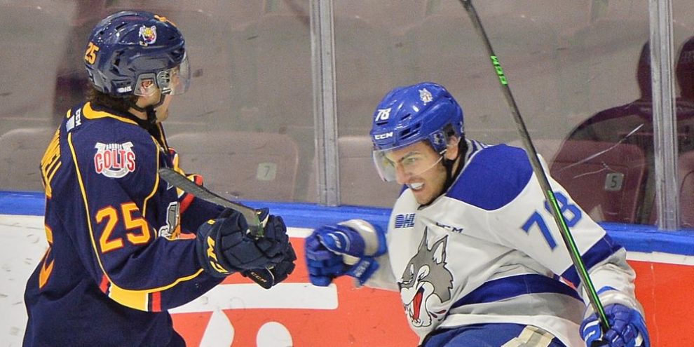 Barrie Colts Sudbury Wolves
