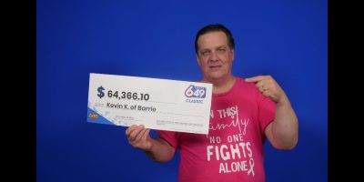 Barrie Lotto 6/49 winner