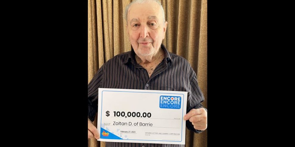 Barrie Man Wins Lotto
