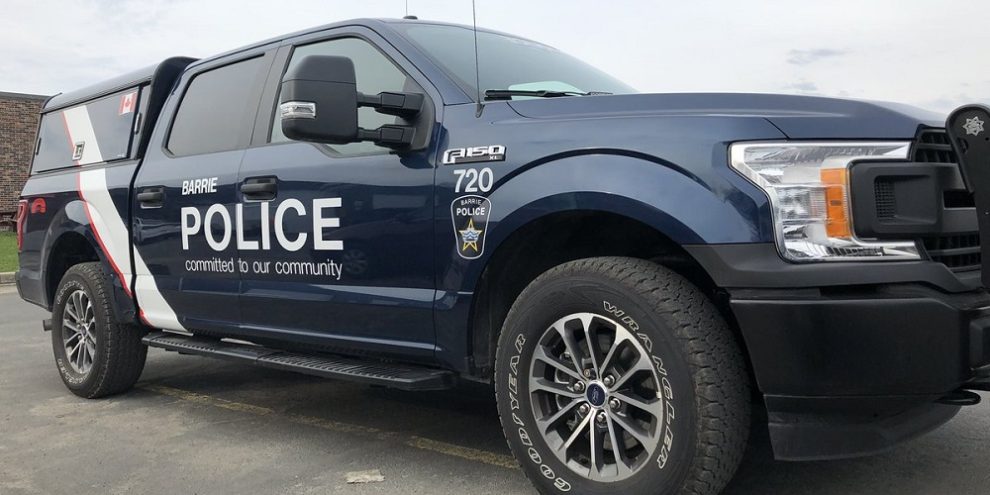 Barrie Police Service truck