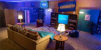 Sleepover at Blockbuster