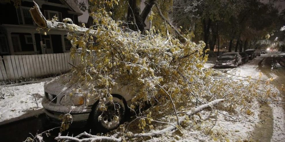 Blizzard closes schools, shuts roads in parts of Manitoba and Saskatchewan