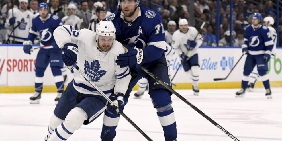 Maple Leafs forward Kyle Clifford suspended one game for boarding Tampa's Ross Colton
