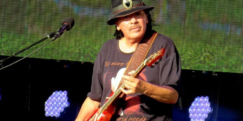 Carlos Santana from Eddie Janssens via Wikicommons