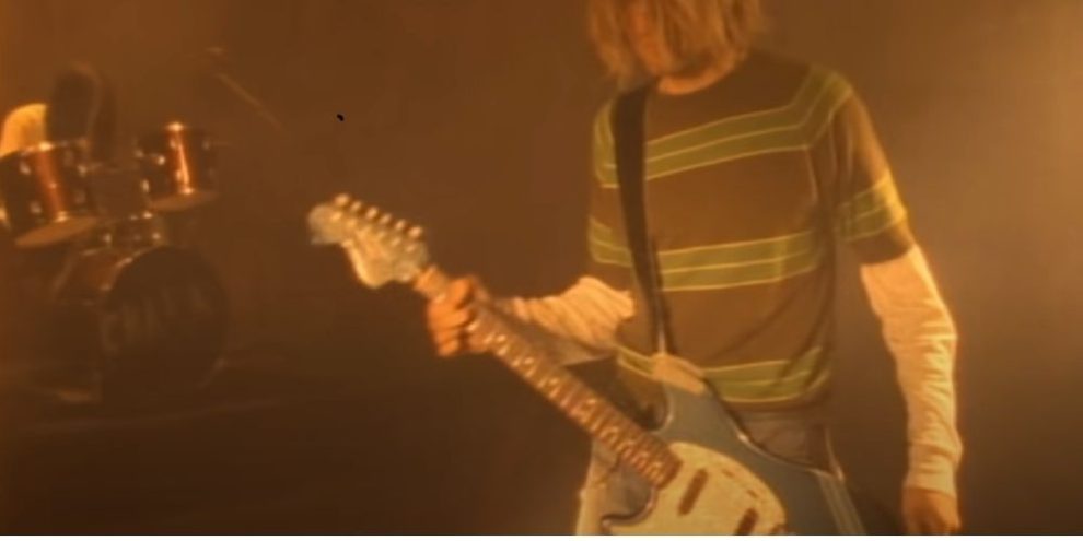 Cobain guitar via youtube