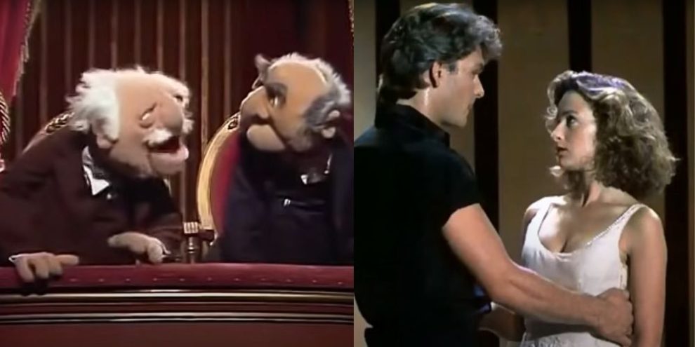 Dirty dancing and muppets collage images via youtube