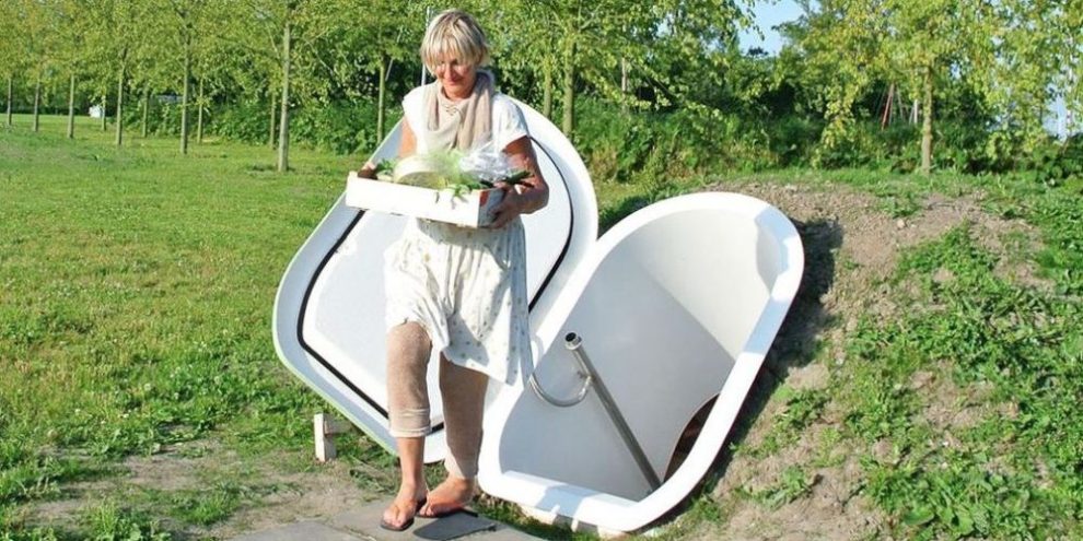 Sustainable underground fridge keeps food chilled naturally, no electricity needed