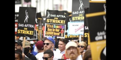 Hollywood actors writers strike - AP