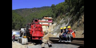 India trapped workers tunnel - AP