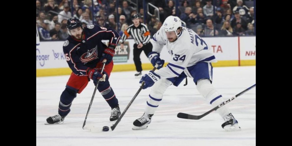 Leafs Blue Jackets - AP