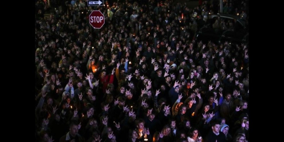 Maine mass shooting / vigil - AP