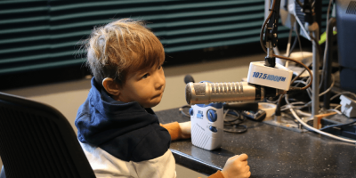 Mason Rupke was mic'd up at hockey practice