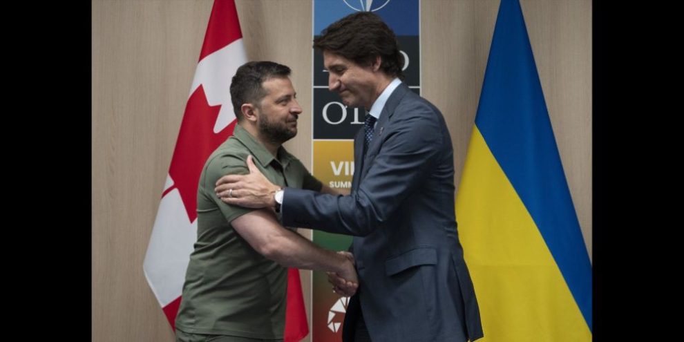 NATO Ukraine Zelenskyy Canada Trudeau - CP