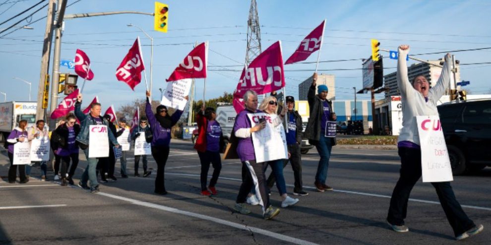 Ontario Education Workers Vote - CP