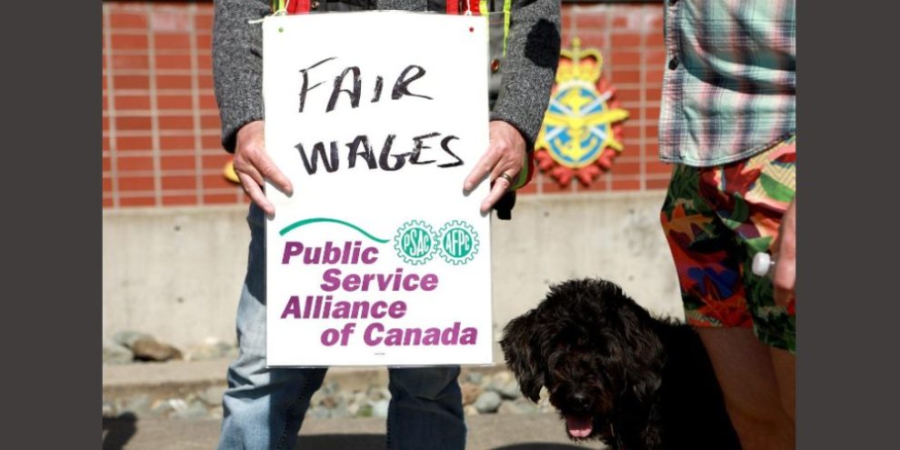 Public Service Alliance of Canada Strike - CP