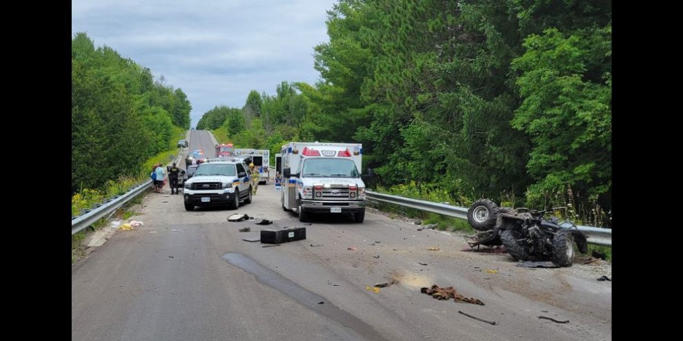 Tiny Township ATV car crash