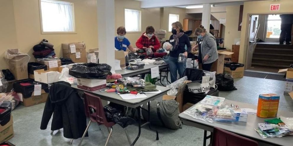Volunteers working in Barrie for Ukrainian refugees need new space for sorting donations