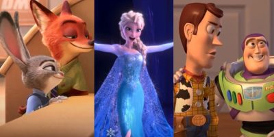 frozen, Zootopia, toy story via youtube