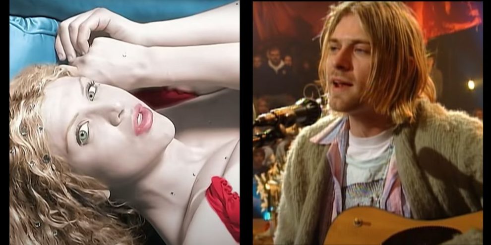 Love/cobain collage via youtube