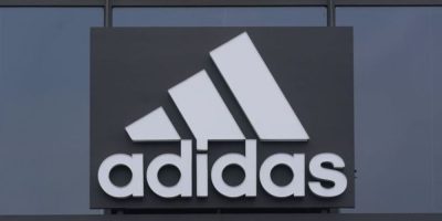 adidas logo from (AP Photo/Seth Wenig, File)