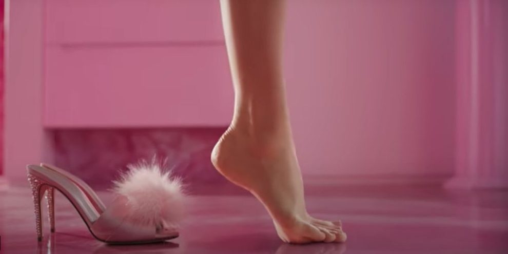 barbie movie feet- via WB youtube