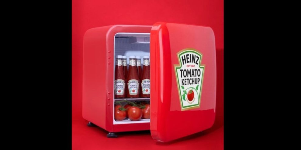 Heinz ketchup fridge via HeinzUK Twitte