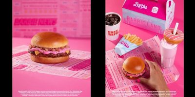 pink burger burger king via TWITTER