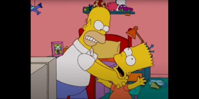 bart and homer Simpson via youtube