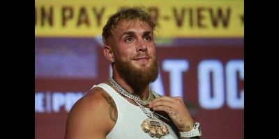 FILE - Jake Paul speaks during a news conference Monday, Sept. 12, 2022, in Los Angeles. Social media star-turned-boxer Jake Paul will fight former heavyweight champion Mike Tyson on July 20 at AT&T Stadium, Netflix announced Thursday, March 7, 2024.(AP Photo/Ashley Landis, File)