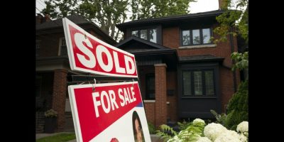 The Canadian Real Estate Association says February home sales jumped 19.7 per cent compared with a year ago. A West-end Toronto home for sale is shown in this July 15, 2023 file photo. THE CANADIAN PRESS/Graeme Roy