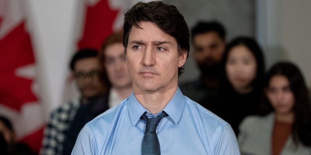 Prime Minister Justin Trudeau listens to a speaker during an announcement in Vancouver, Wednesday, March 27, 2024. THE CANADIAN PRESS/Ethan Cairns