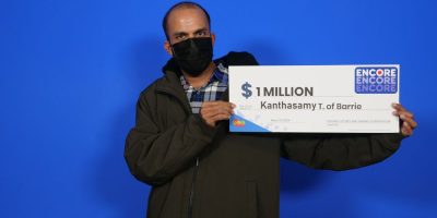 Lottery winner Barrie, Kanthasamy Thirumaran