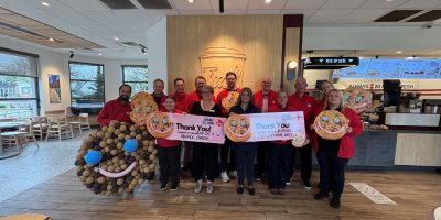 Barrie Tim Hortons owners celebrate the success of this spring’s Tim Hortons Smile Cookie campaign