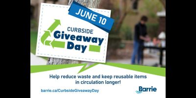 Curbside giveaway day
