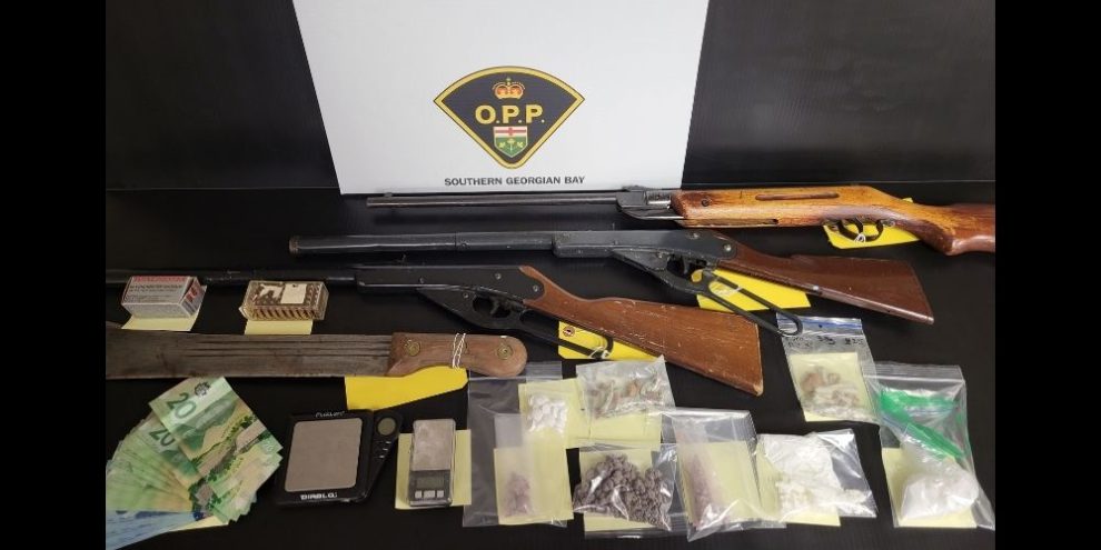 Weapons and drugs seized in Midland standoff