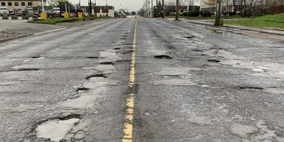 Four Barrie streets in Top Five of CAA's regional Worst Roads List