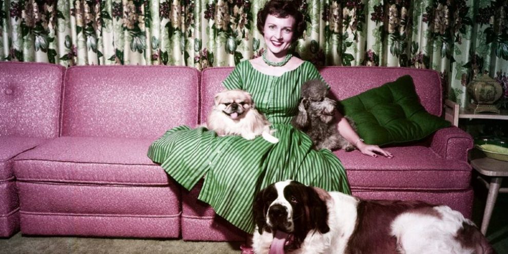 Betty White With Animals