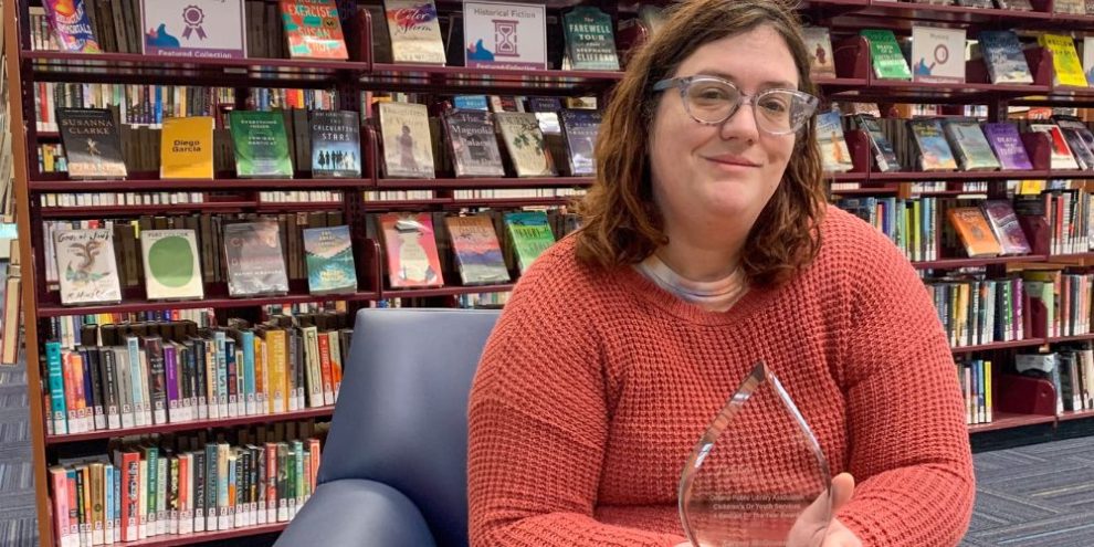 Serena McGovern receives Children & Youth Librarian of the Year award