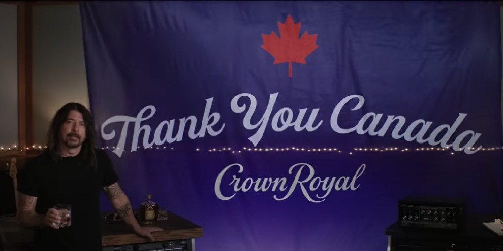 dave grohl crown royal vie youtube