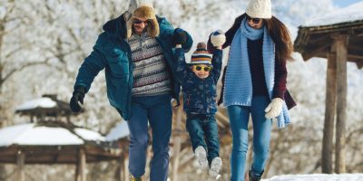 Family enjoying Family Day activities in Barrie