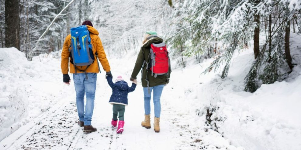 Fun holiday activities for the family like hiking
