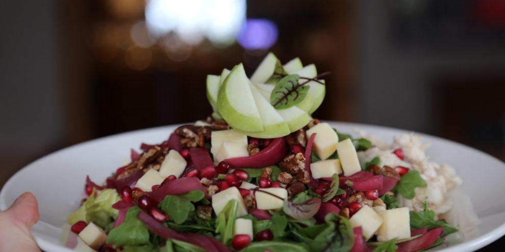 Chicken Apple Pecan Salad at the Farmhouse Restaurant in Barrie