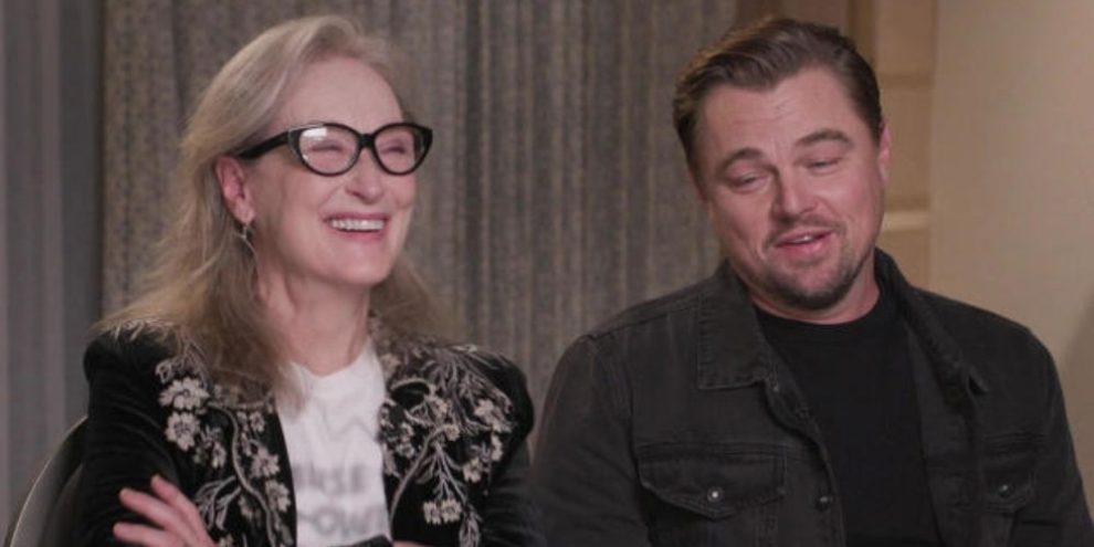 Leonardo DiCaprio, Meryl Streep hope their new comedy "Don't Look Up" might help change minds about the perils of climate change