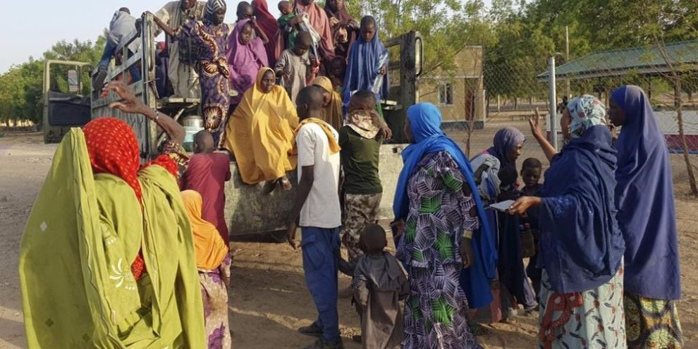 Hundreds of hostages, mostly women and children, are rescued from Boko Haram extremists in Nigeria