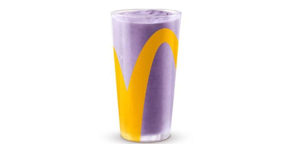 Grimace shake via McDonalds release